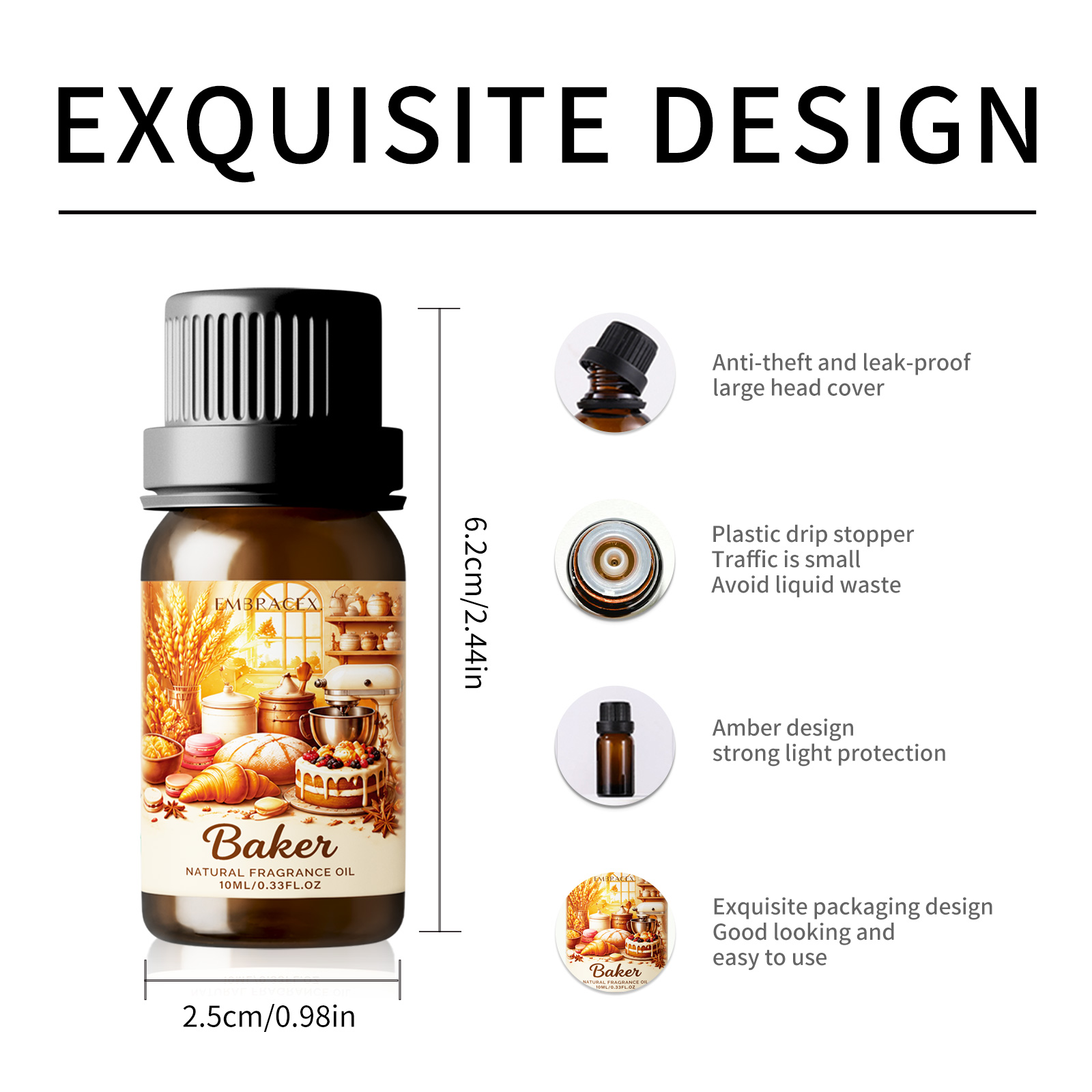 6 Type Fragrance Oils Concept  - Perfume Fragrance Powder recension och pris