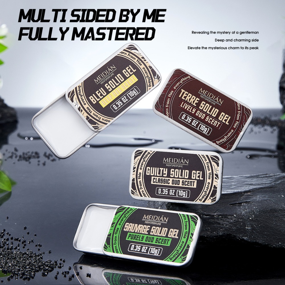 4Pcs/Set Men Solid Balm Cologn - Cologne Solid Balm recension och pris