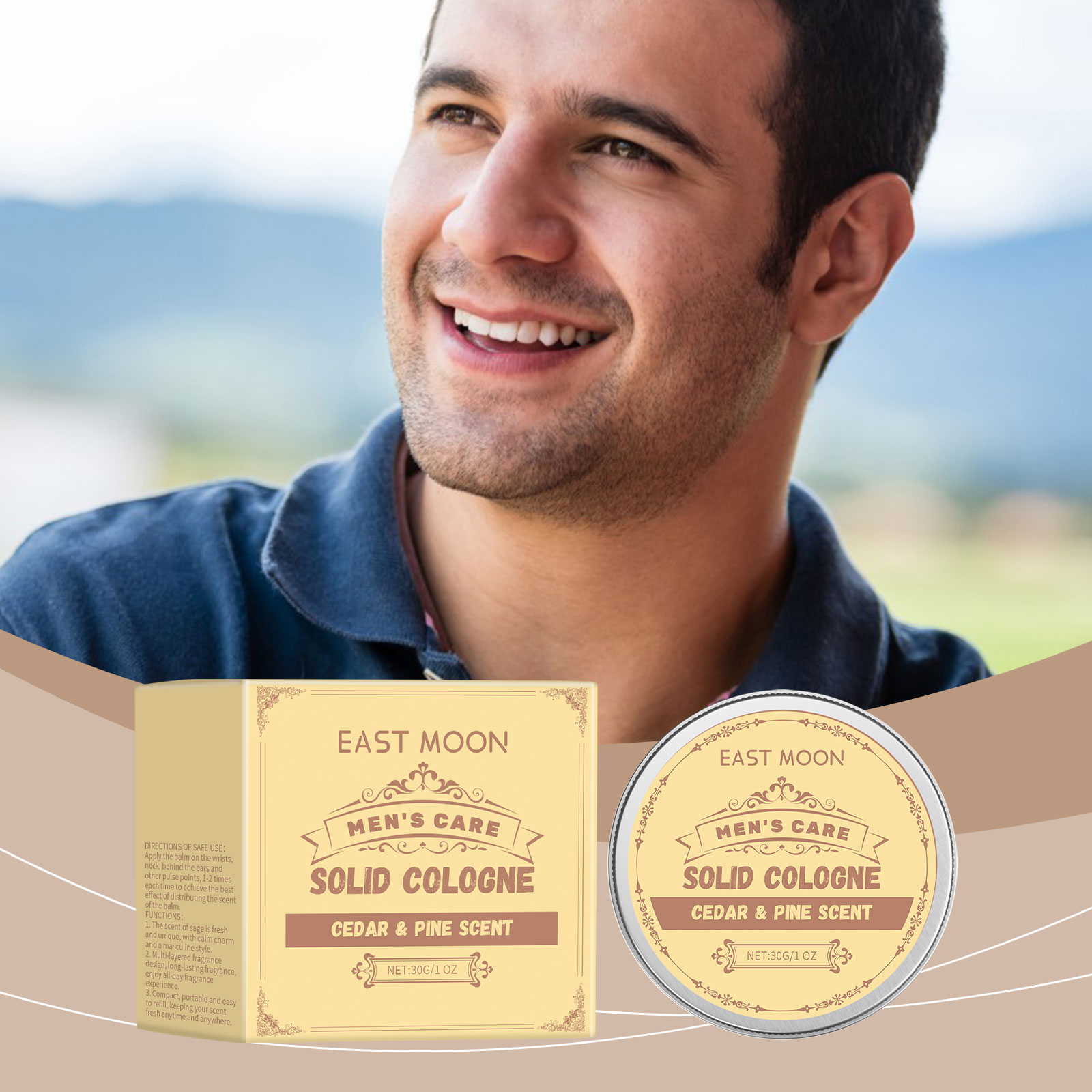 East Moon 30g Cedar Wood Solid - Cologne Solid Balm recension och pris