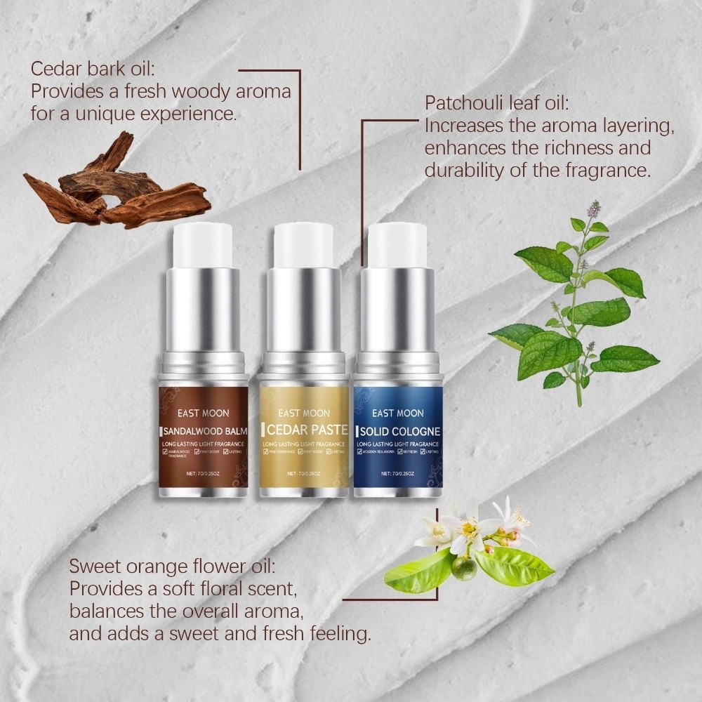 Natural EAST MOON Solid Perfum - Cologne Solid Balm recension och pris