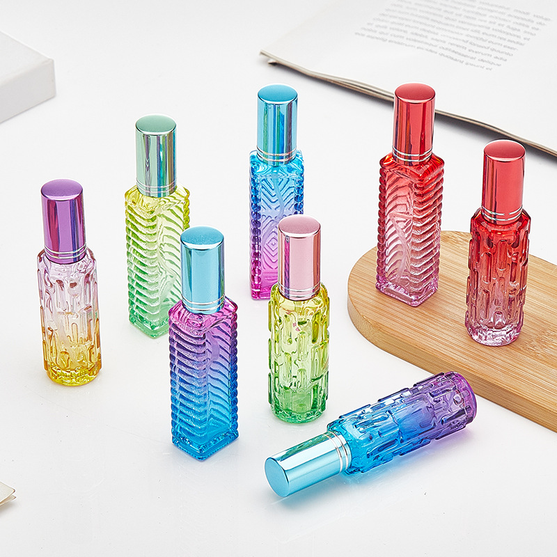 1Pcs 10ml Colorful Square Glas - Perfume Fragrance One recension och pris