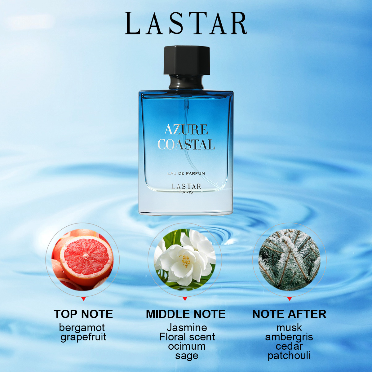 LASTAR Men Perfume, Two Bottle - Perfume Fragrance Bottle recension och pris