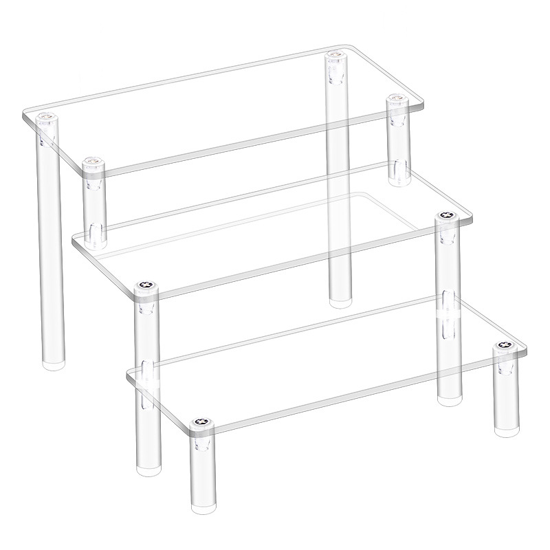 1-4 Tier Acrylic Display Stand - Perfume Fragrance Holder recension och pris