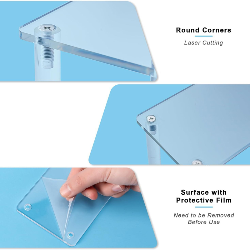 1-4 Tier Acrylic Display Stand - Perfume Fragrance Holder recension och pris