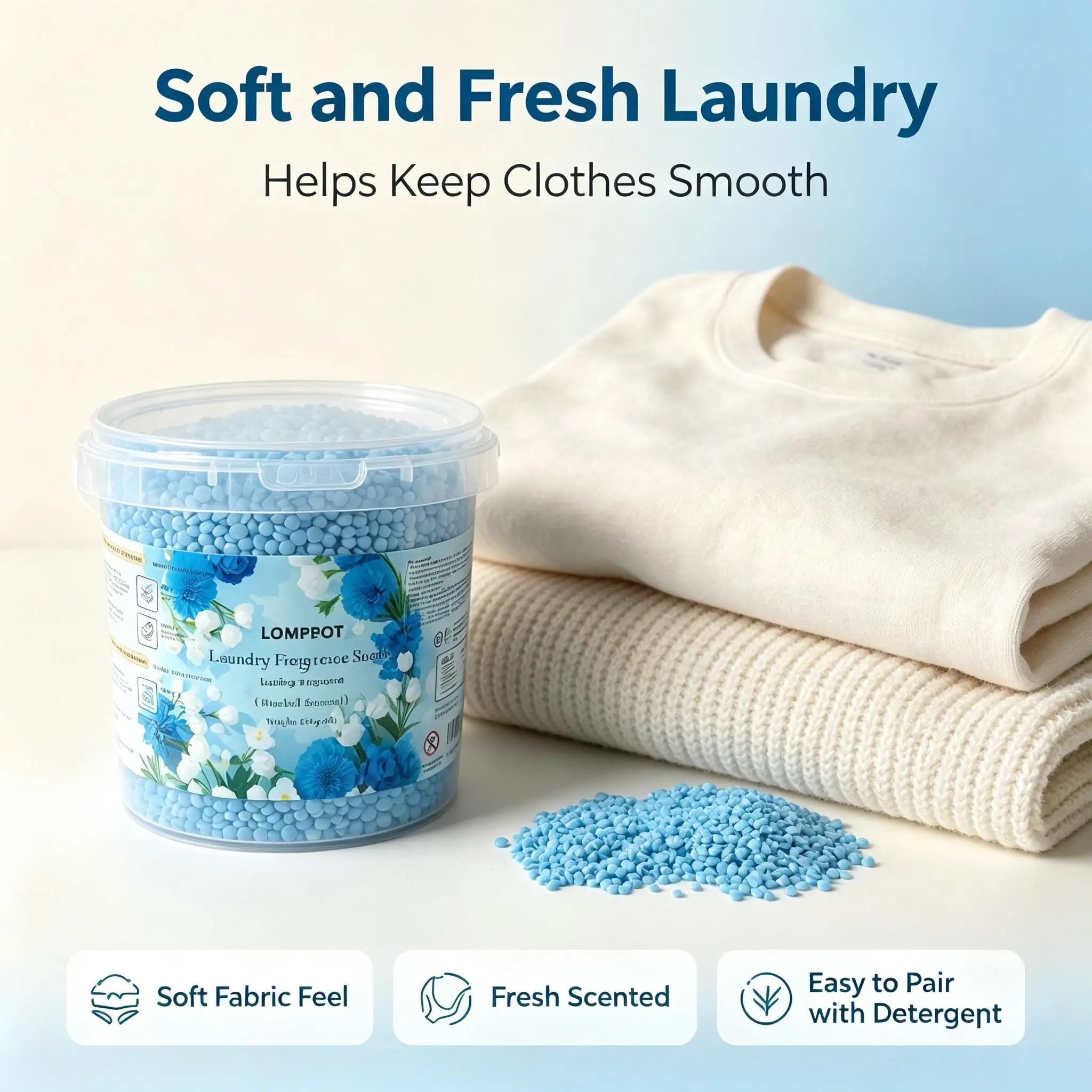 800g Big Bucket Laundry Scent  - Perfume Fragrance Powder recension och pris